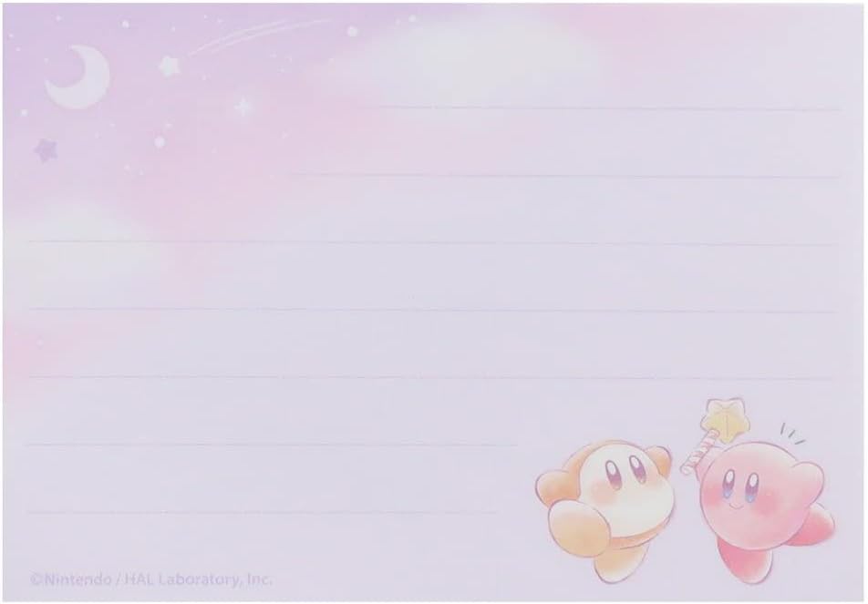 Kirby Shiny Pop Pupupu Starlight Mini Memo Pad Kamio Japan