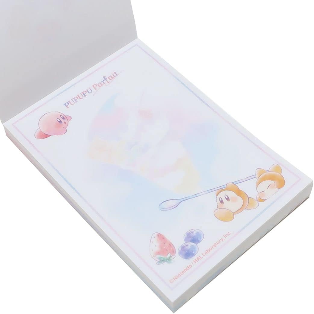 Kirby Shiny Pop Pupupu Parfait Mini Memo Pad Kamio Japan